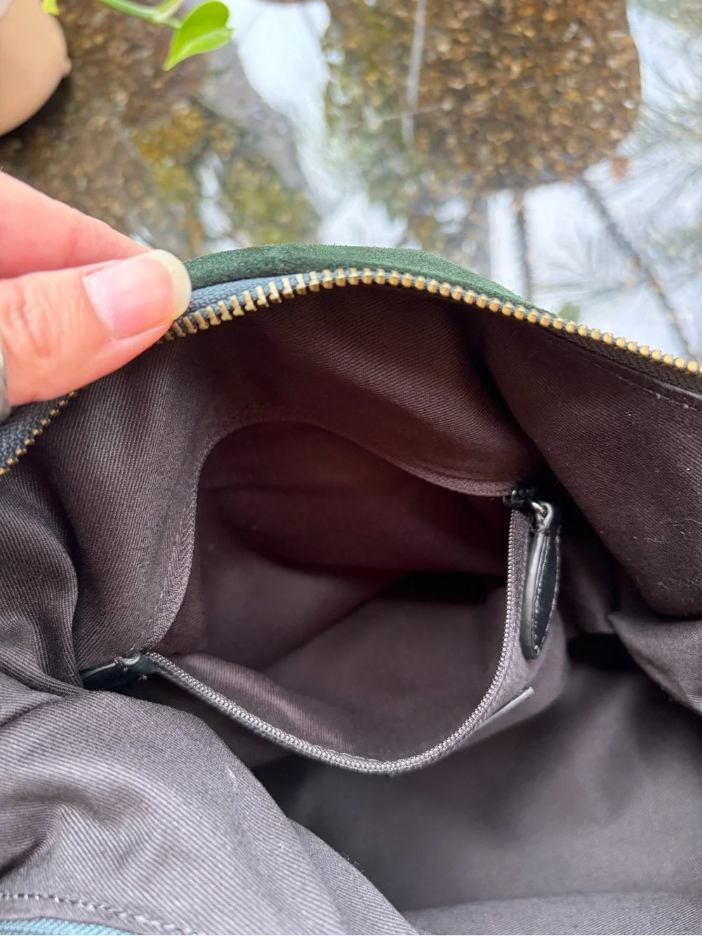 Rebecca Minkoff M.A.B. Croissant Hobo in Bottle Green - Retired